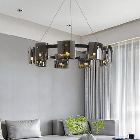 Designer Rauchglas Pendelleuchte