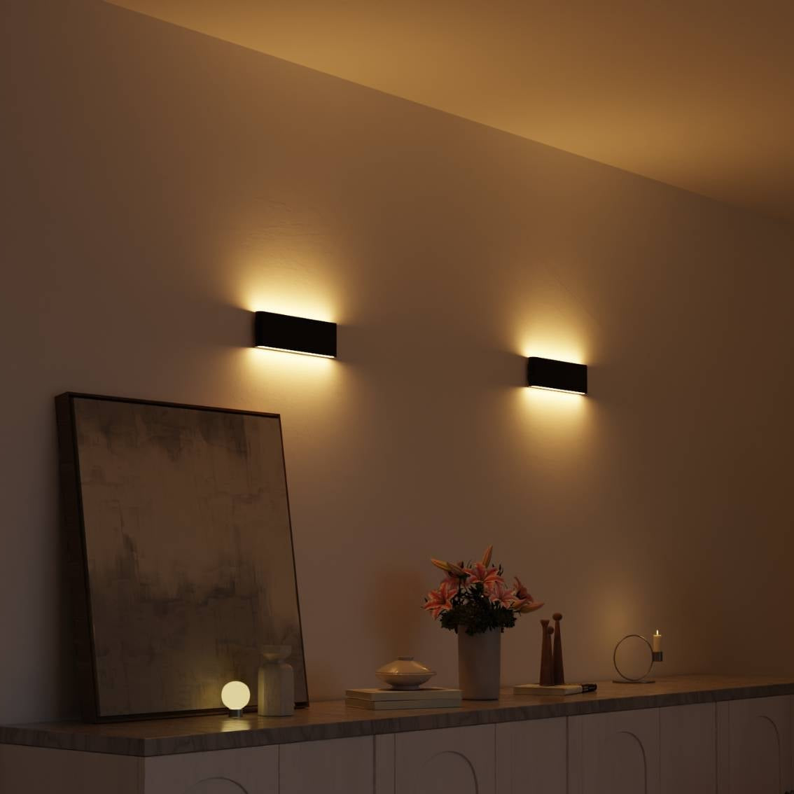 Moderne Wandleuchte für Innen und Außen