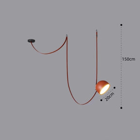 Minimalistische LED Pendelleuchte