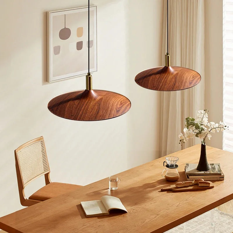 Designer Holz Pendelleuchte