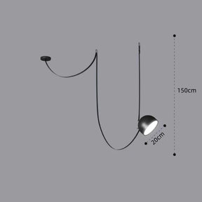 Minimalistische LED Pendelleuchte
