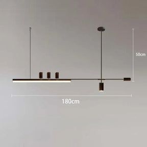 Moderne LED Bar-Pendelleuchte