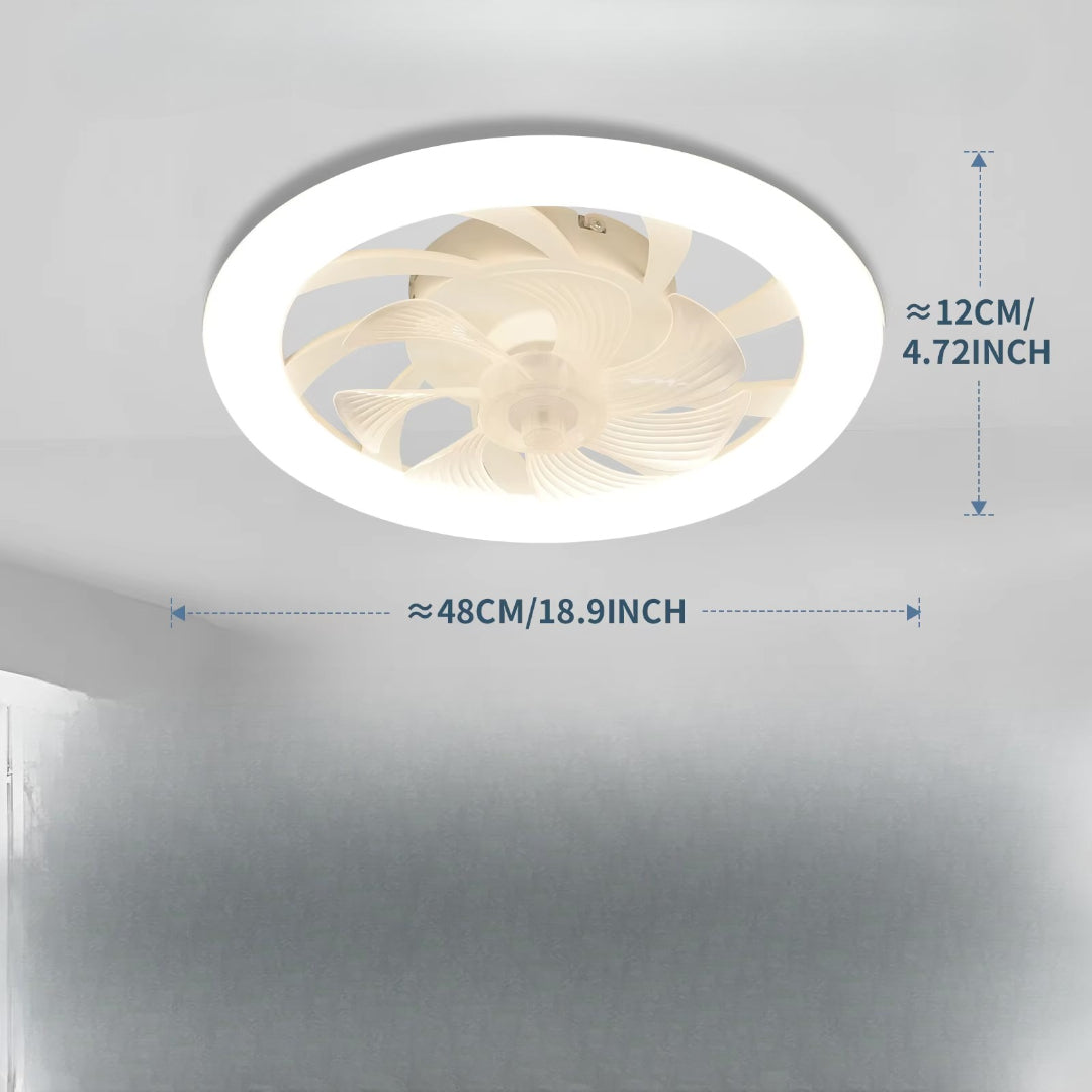 360° drehbarer Deckenventilator