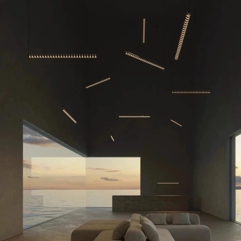 Minimalistische LED Streifenleuchte