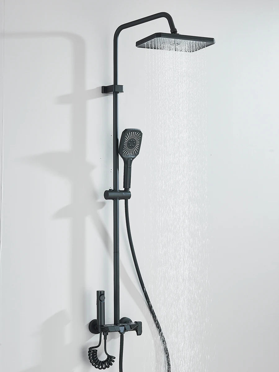 Regendusche mit Klavierknopf und Bidet-Sprühset