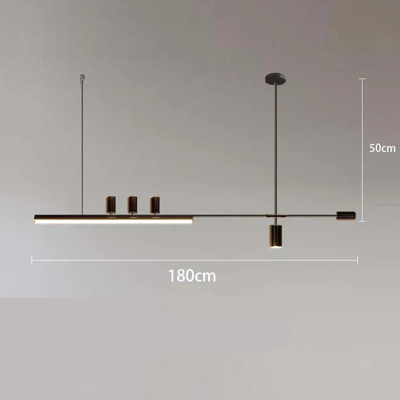 Moderne LED Bar-Pendelleuchte