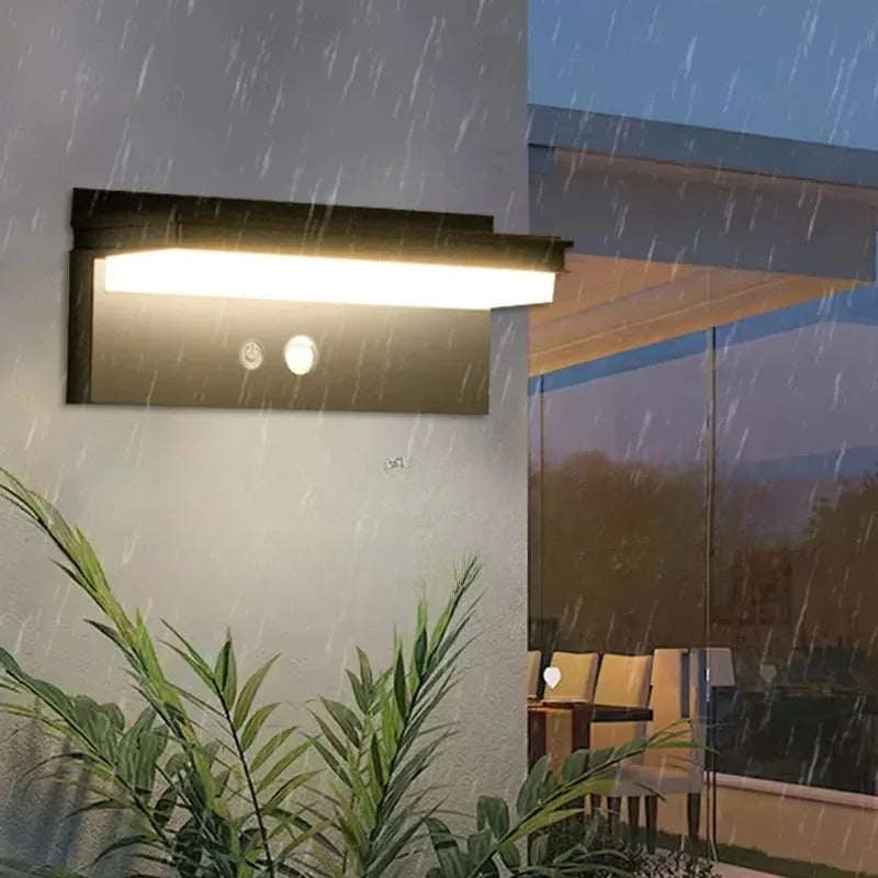 Solar-Wandleuchte mit Bewegungsmelder