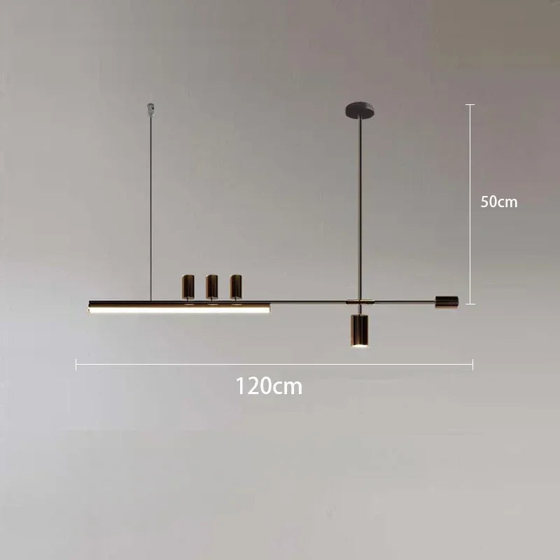 Moderne LED Bar-Pendelleuchte