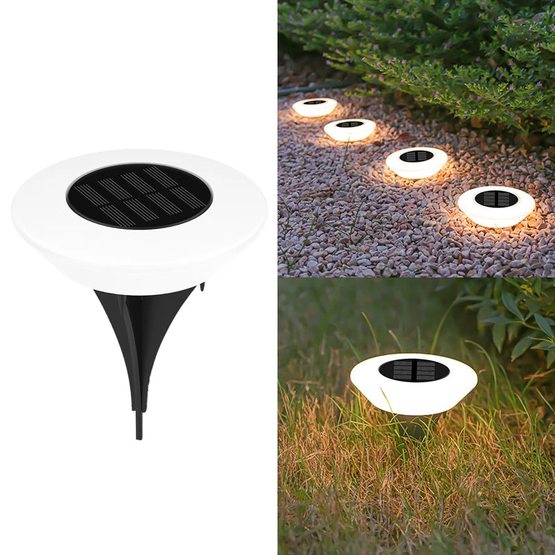 Solar-LED-Bodenleuchte für Wege