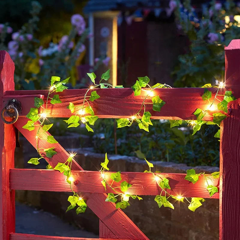 Blume und Blatt Lichterkette für Weihnachten & Hochzeit