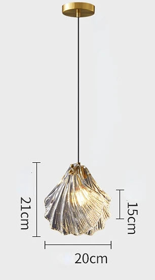 Elegante LED Shell Deckenleuchte