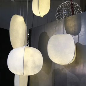 Minimalistische Stoff Deckenlampe