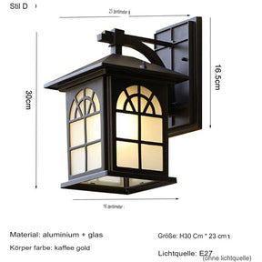 Vintage outdoor wall light retro