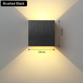 LED-Würfel-Wandleuchte – Zeitloses Design für Innen & Außen