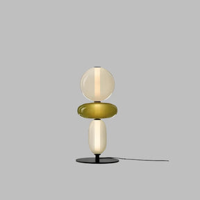 Design vloerlamp met kleurdetails