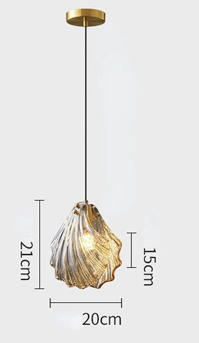 Elegante LED Shell Deckenleuchte