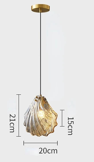 Elegante LED Shell Deckenleuchte