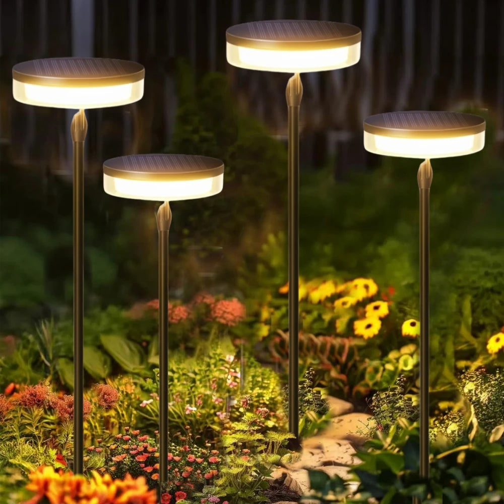 Solarbetriebene schwingende Gartenleuchte