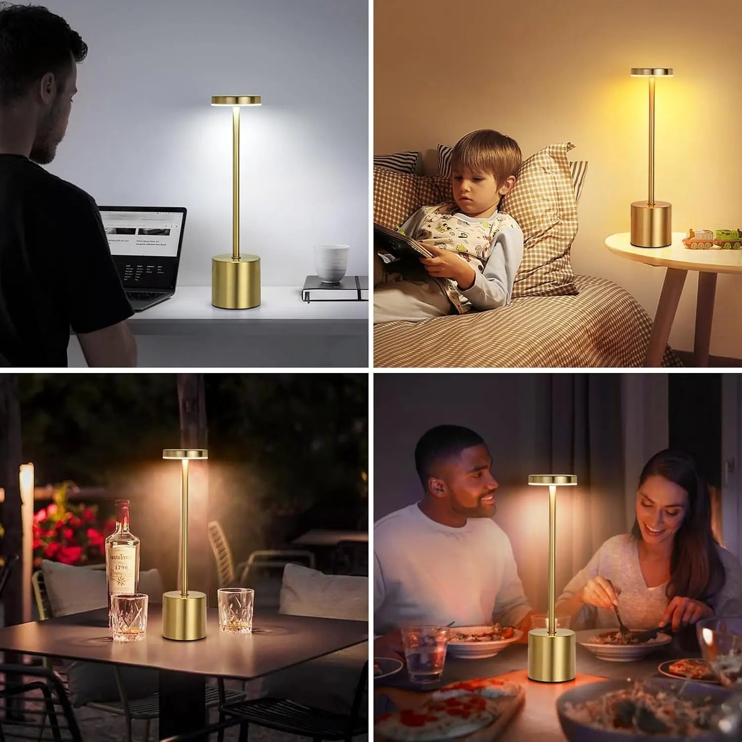 Wiederaufladbare Touch-LED-Tischleuchte