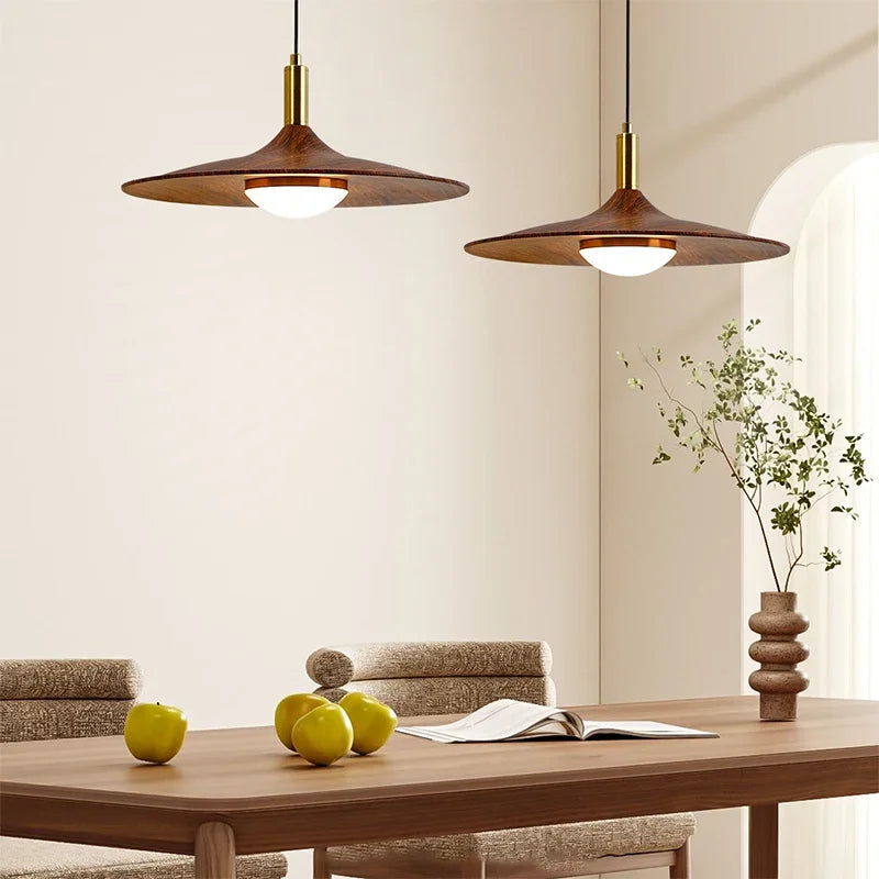 Designer Holz Pendelleuchte