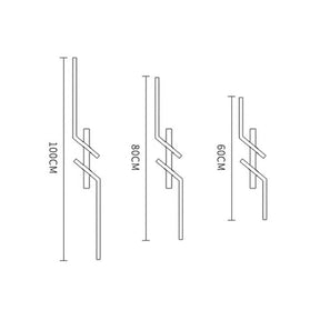 Moderne LED Streifen Wandleuchte