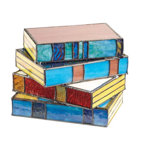 Artistic stained glass table lamp for a stylish ambience