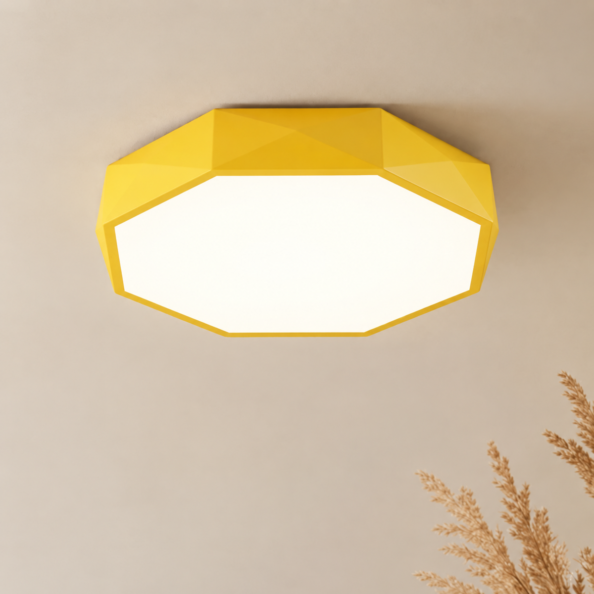 Norvella Skandinavische LED-Deckenleuchte aus Eisen und PVC