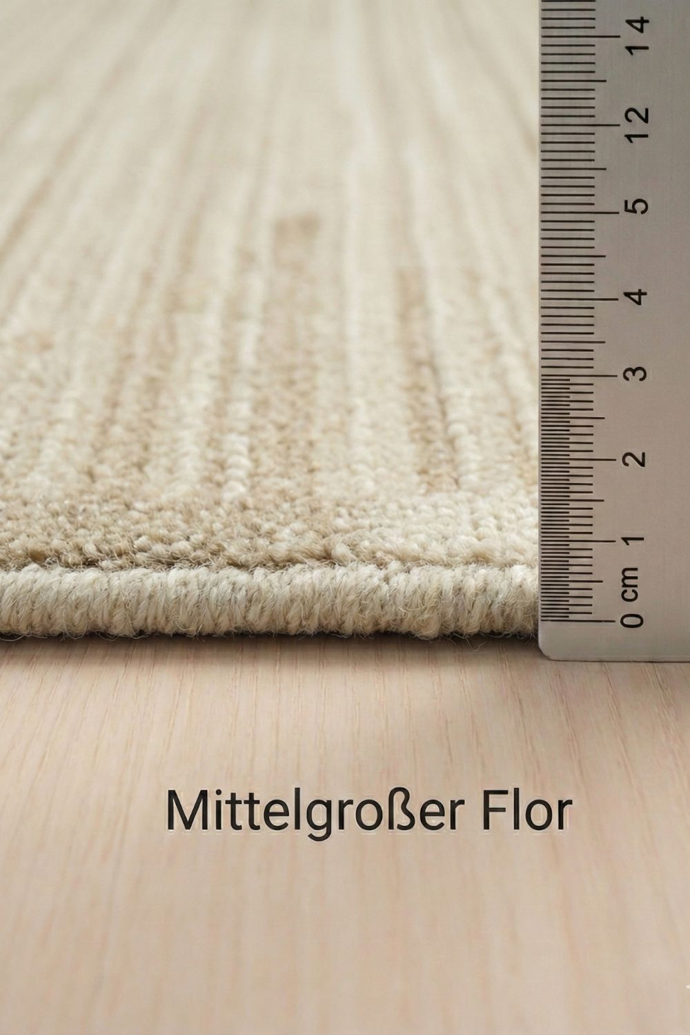 Wollteppich Beige 160x230 200x300 für Wohnzimmer und Schlafzimmer