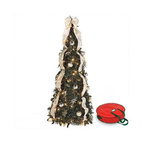 Festliche Faltdeko für Weihnachtsbaum