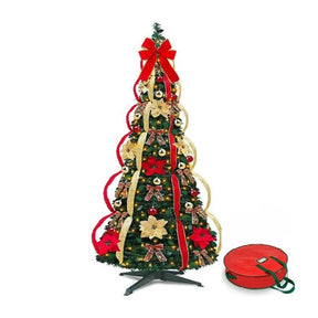 Festliche Faltdeko für Weihnachtsbaum