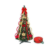 Festliche Faltdeko für Weihnachtsbaum