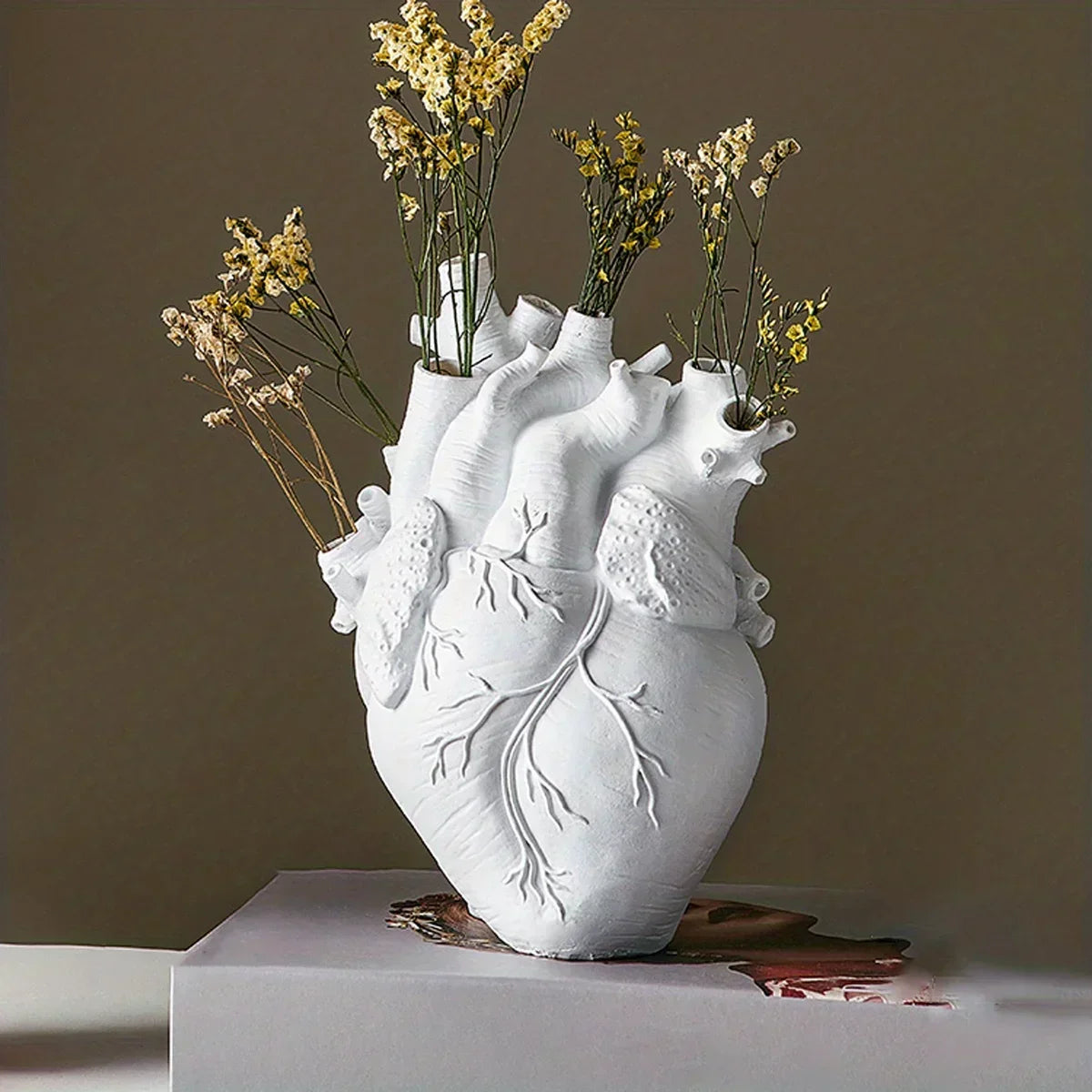 Herzförmige Deko-Vase