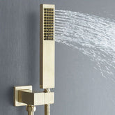 Luxus Duscharmatur mit 3-Wege-Regenduschen-System