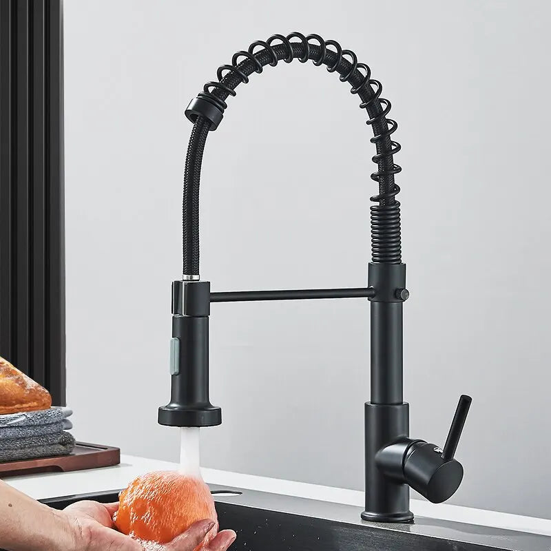 Kitchen faucet with pull-out spray