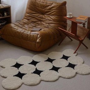 Teppich im Retro-Vintage Design