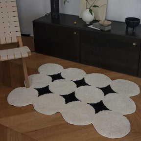 Teppich im Retro-Vintage Design