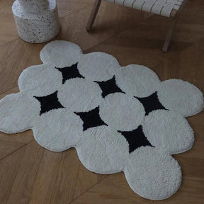 Teppich im Retro-Vintage Design