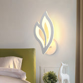 Luxus Art-Deco Blatt Wandlampe