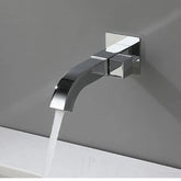 Modern brass basin faucet with versatile finish options