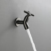 Langlebiger Einhebel-Messing-Wasserhahn für Innen- und Außenbereiche