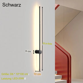 Skandinavische LED-Wandlampe – Dezentes Design mit warmem Licht