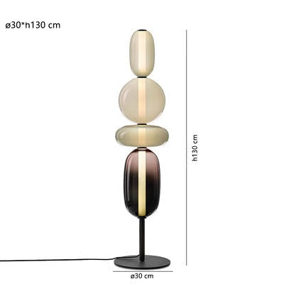 Designer-Stehlampe mit Farbdetails-Aster Selection