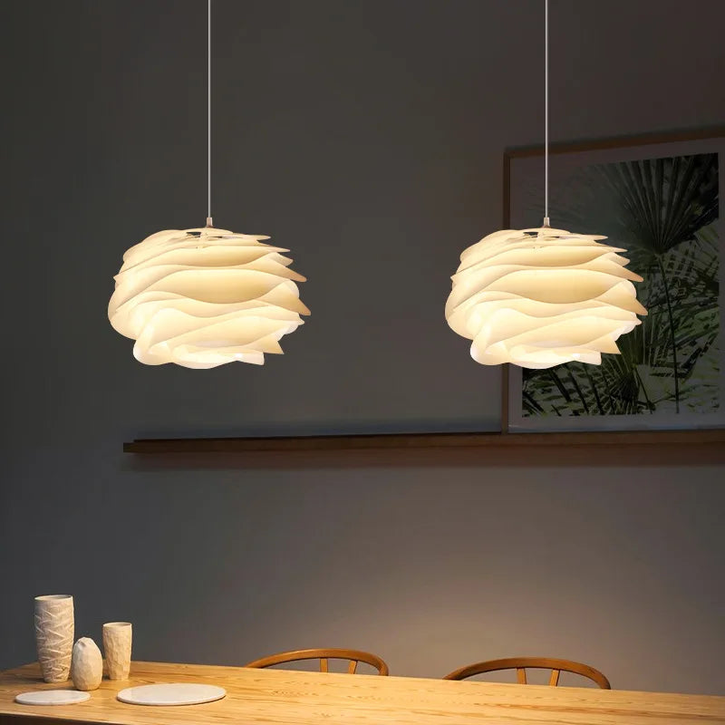 Artistieke glazen plafondlamp