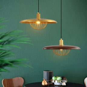 Hanglamp in houtlook