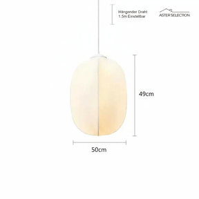 Minimalistische Stoff Deckenlampe