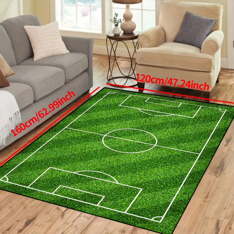 Voetbal loungetapijt deluxe