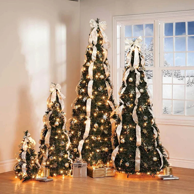 Festliche Faltdeko für Weihnachtsbaum