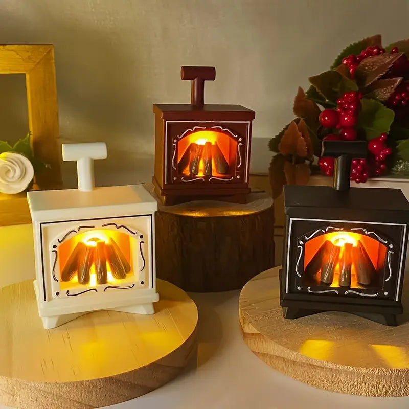 Weihnachts LED Kamin Teelicht