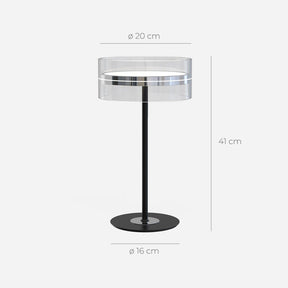 Nova Moderne wandlamp gemaakt van glas