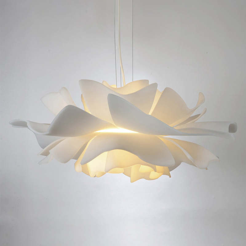 Moderne bloemenhanglamp